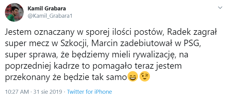 Grabara SKOMENTOWAŁ ostatnie występy Majeckiego i Bułki